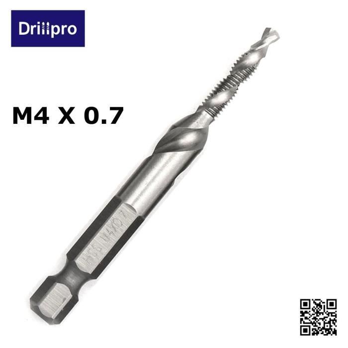 Professionnel HSS-G Perceuse-Et Filetage Schneidsatz m3-m10 Perceuse Senker Filetage Schneider