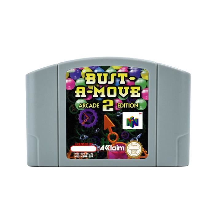 Nouveau Bust A Move 2 Arcade Edition JEU NINTENDO 64 Cdiscount Jeux vidéo