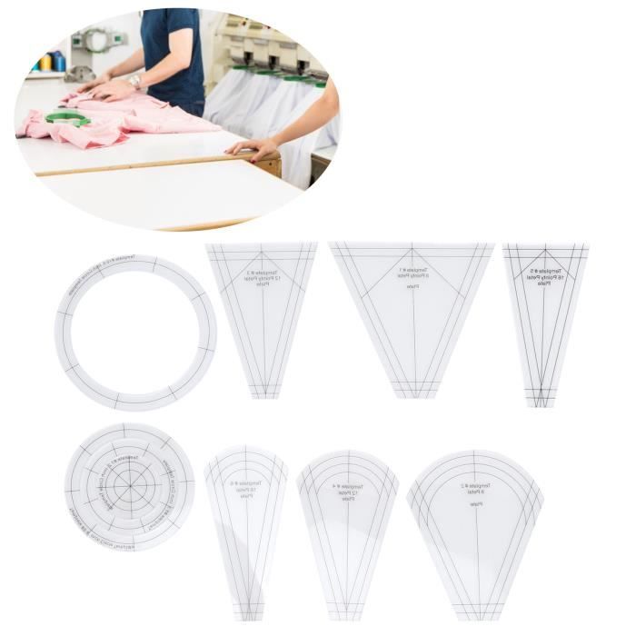 Patrons De Couture Pour Poupée – Quick-Trace – 5 Gabarits De Quilting Et Règles – Neuf