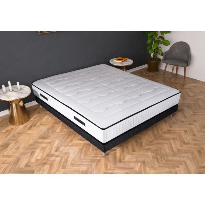 Matelas Mémoire De Forme BLISS COMFORT® 90x200cm - 30cm Épaisseur - 11 Zones De Confort - Soutien Ferme Et Orthopédique
