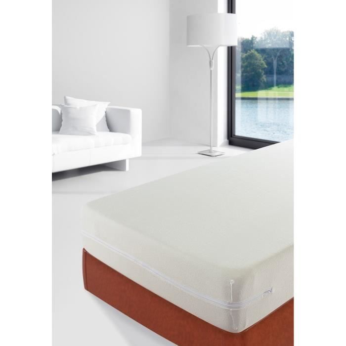 Housse De Matelas Savel Anti-Acariens Imperméable Respirante 160x190/200 Cm - Épaisseur Jusqu'à 30 Cm - Traitement Naturel OEKO-TEX