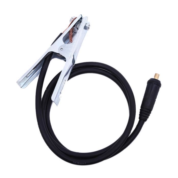 Yuanpgky Câble De Soudage 300A Avec Pince De Masse Et Porte-Électrode - 7m Robuste Pour Soudeuse MMA ARC Inverter
