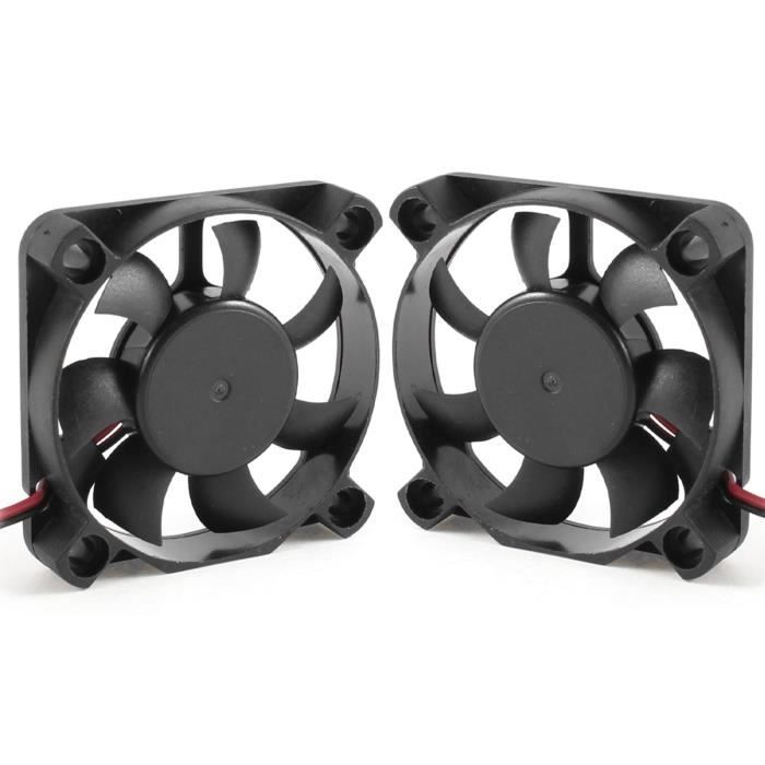 JZK Mini Ventilateur 40 X 40 X 20 Mm 2 Broches DC 5 V 4 Cm Avec Connecteur 2 Broches 4020 Petit Ventilateur 40 Mm 5 V Sans Balais DC Ventilateur Pour