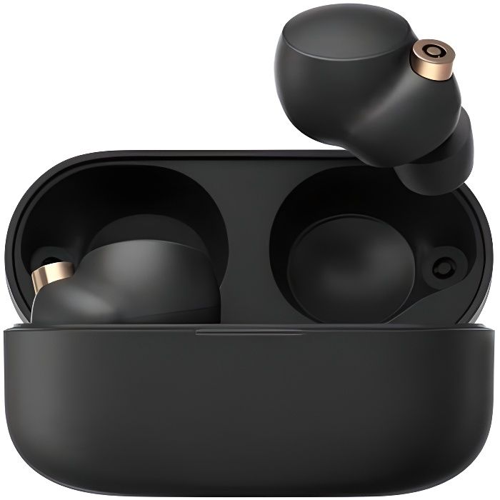Ecouteurs sans fil Sony True Wireless WF1000XM4B avec réduction de