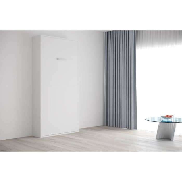 Fast Armoire Lit Escamotable Verticale 1 Place 90x200 Pieds
