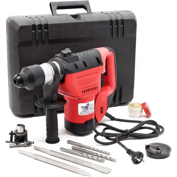 Jeu De 3 Burins Einhell Pour Marteaux SDS-Max - 2 Plats + 1 Pointeau - Longueur 400 Mm