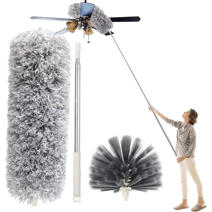Plumeau en microfibre extensible pour le nettoyage, plumeau