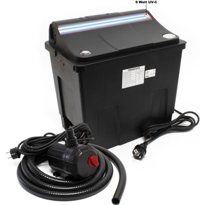 Filtre biologique CBF-200T Système de filtration complet, UV+ Pompe - 51188