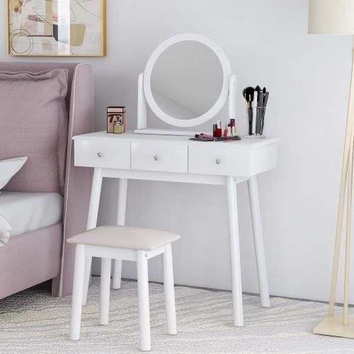 Coiffeuse Bureau Blanche Achat Vente Pas Cher