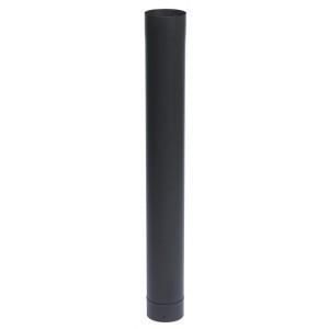 Tuyau rigide émaillé noir mat TEN - 100cm - Diamètre 125mm - Combustible bois