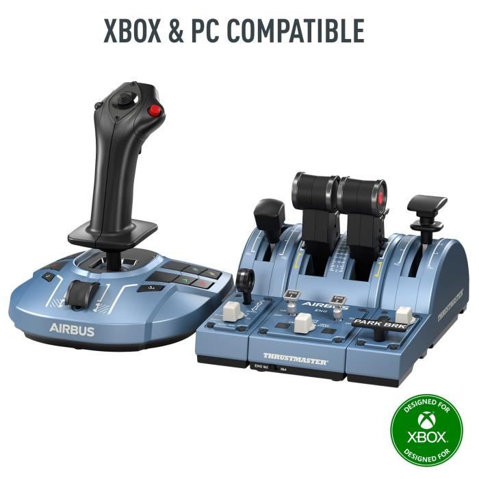 Joystick et Quadrant THRUSTMASTER TCA Captain Pack Airbus Edition -  Xbox Series XS et PC