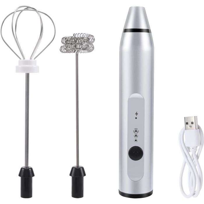 Mousseur à Lait Tige / Mousseur à Lait Électrique Portable Avec Couvercle Mélangeur De Boissons Balai A Cafe Batterie Pour Latte The Matcha 97152257