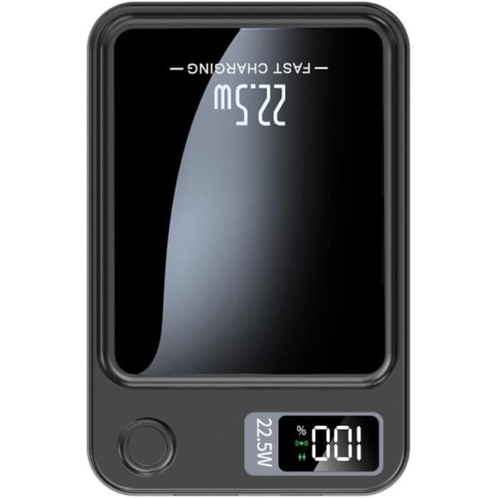 Sjzg-Batterie Externe Magnétique Sans Fil 26800 Mah Pour