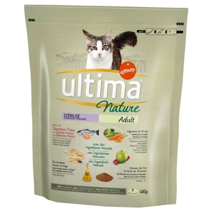 Ultima Nature Croquettes Chat Sterilise Adult Saumon 400g Lot De 6 Cdiscount Ultima Nature Croquettes Chat Sterilise Adult Saumon 400g Lot De 6 Cdiscount