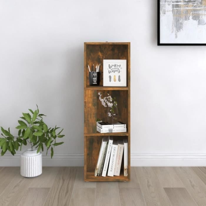 VidaXL Support Pour Plantes Blanc En Bois D'ingénierie - 33x33x100 Cm, Charge 50 Kg - Design Moderne, Stable, Pour Intérieur