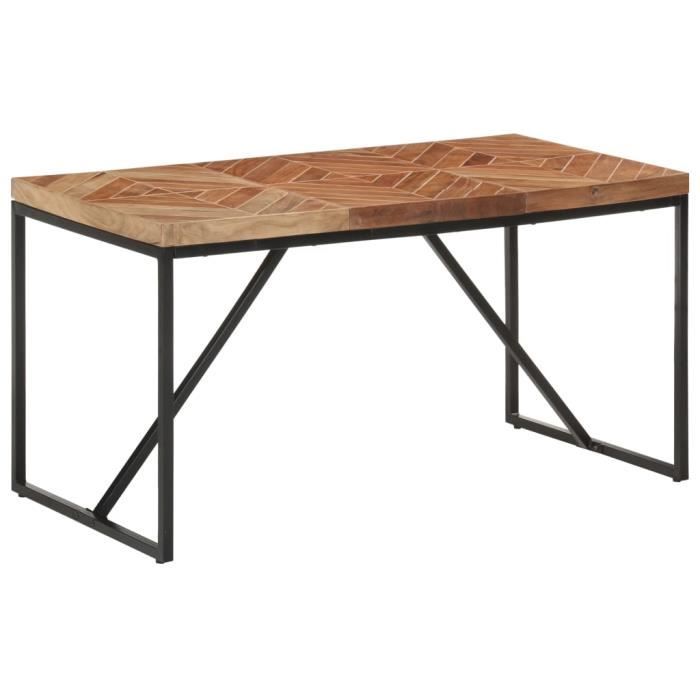 VIDAXL Table à dîner AcaciaManguier 140x70x76 cm