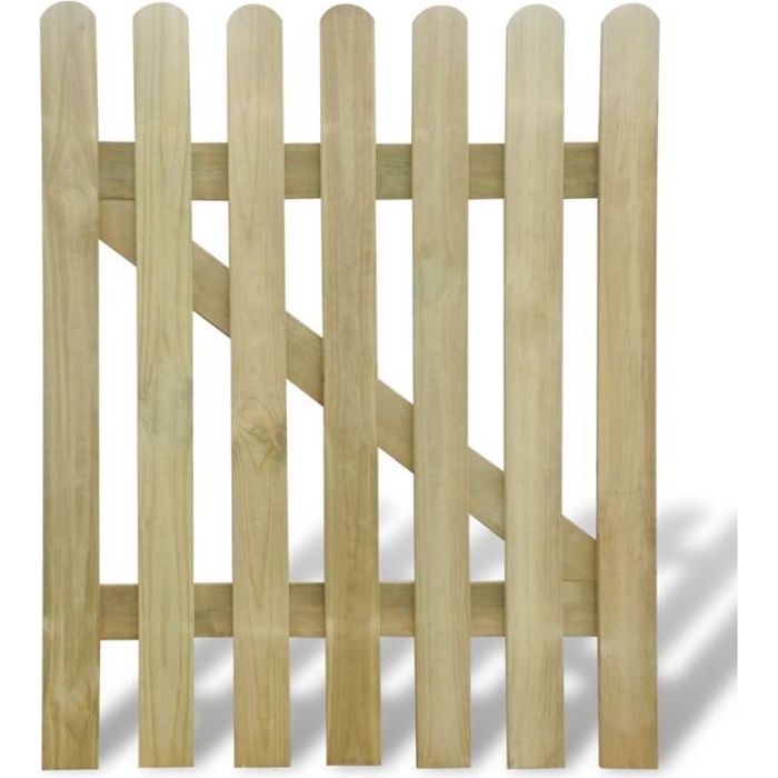 Vidaxl Portillon Bois Fsc 100x120 Cm Achat Vente Portail Portillon Vidaxl Portillon Bois Fsc 100x120 Cm Cdiscount