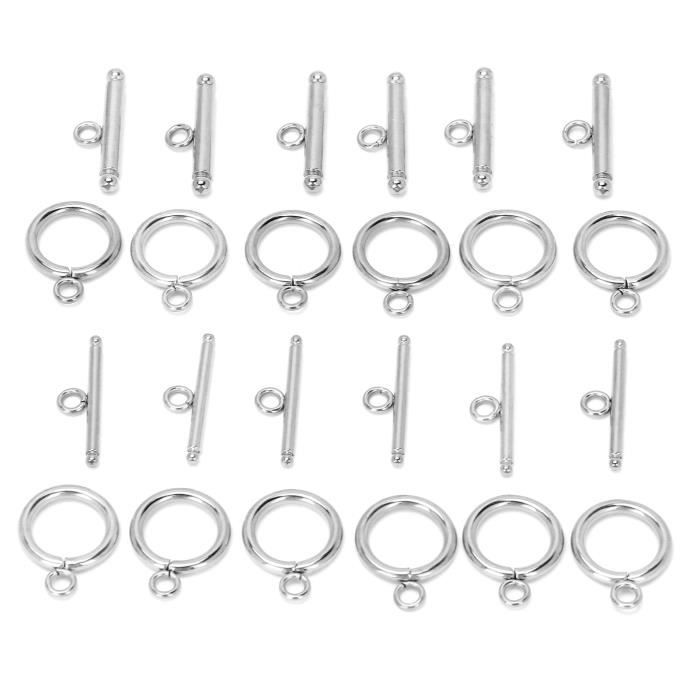 Lot De 10 Fermoirs Pour Collier Ou Bracelet - Doré - Taille 9 Mm - Marque Preciosa - Neuf - Fabriqué En France - Livraison Gratuite