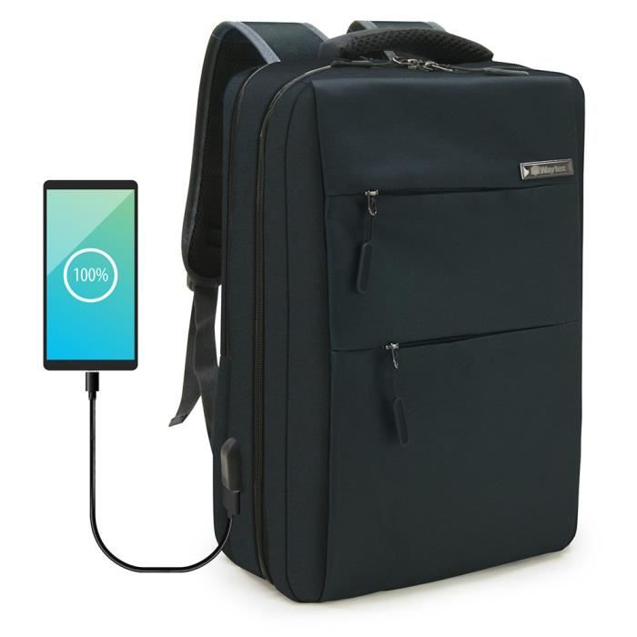 Sac Dos Ordinateur 15 Pouces avec port USB Imperm able forme