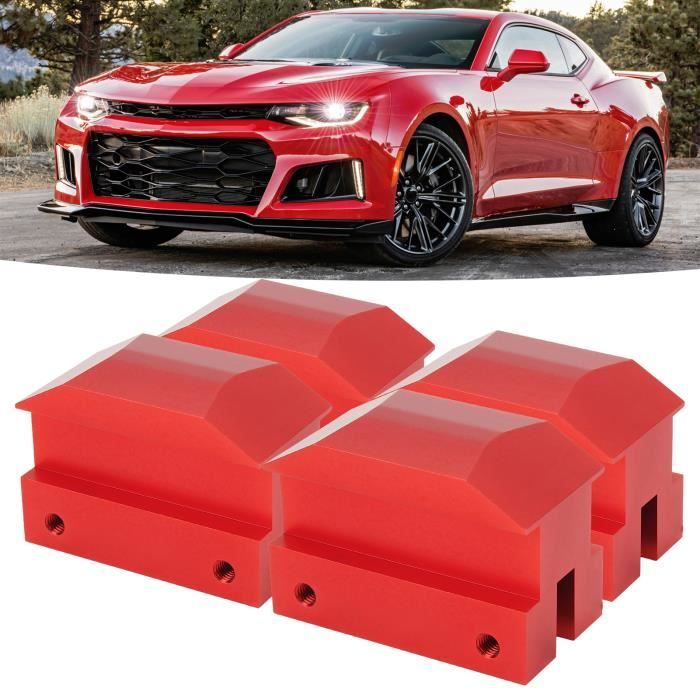 BOY 4 PCS Jack Lift Pad Point Adapter Jack Puck Frame Protector Remplacement pour Camaro 6th Gen