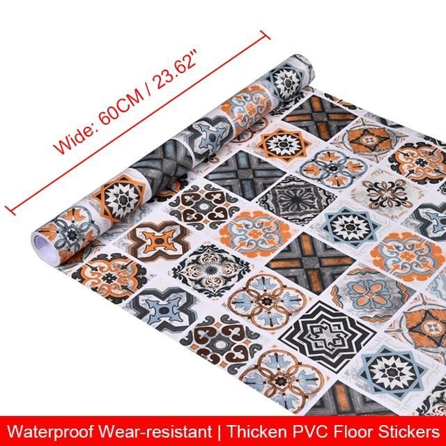 Sticker Mural 3D Volcan Magma HALLOBO - 60x90cm Autocollant Déco