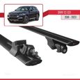 Compatible avec BMW X3 G01 2018-2023 HOOK Barres de Toit Railing Porte-Bagages de voiture Avec verrouillable Alu NOIR-1