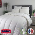 DODO Pack ECO RESPONSABLE - 1 couette 140x200cm + 1 oreiller 60x60cm blanc-1