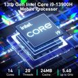 GEEKOM IT13 Mini PC, Intel i9-13900H 14 Cœurs 20 Threads Jusqu'à 5,40 GHz, 32 Go de RAM DDR4 2 To SSD-1