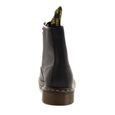 Boots en cuir noir - Marque - 8 oeillets - Couture norvégienne - Semelle caoutchouc-1
