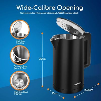 Bouilloire Intelligente Aigostar, Modèle Espagnol, Noir, 240V, Occasion