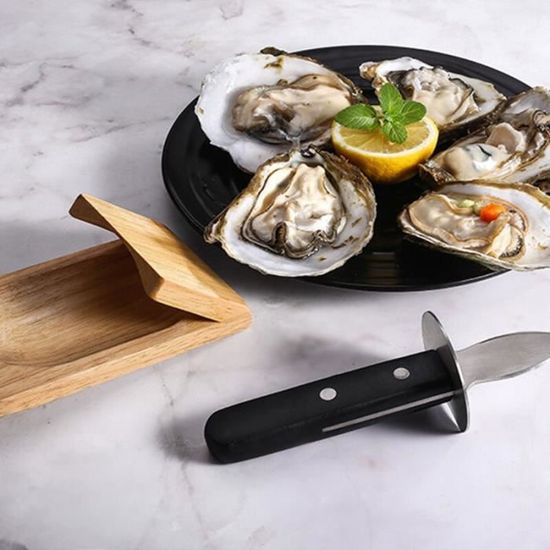 Ouvre-huître Couteau à décortiquer les huîtres à économie de main-d'œuvre  Coquille en acier inoxydable pour les aliments durs - Cdiscount Maison