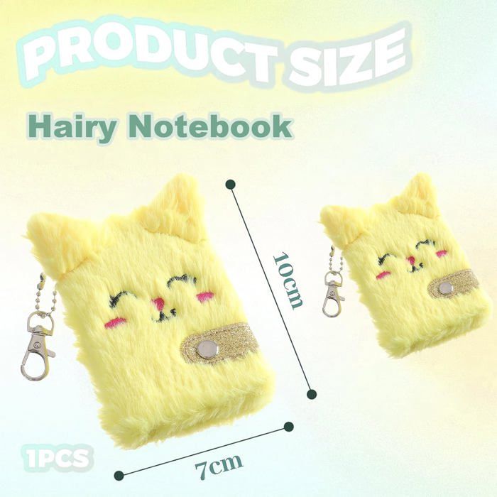 Mini carnet de notes de chat Cadeau pour filles de 6, 7, 8 ans Journal intime Cadeau pratique