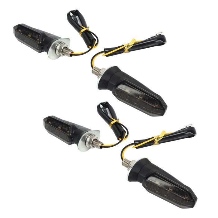 Accessoire Moto LED SIGANDG Clignotants LED Mini Moto - 4 Pièces étanches IP67, 12V Pour Tous Accessoire Moto LED SIGANDG Clignotants LED Mini Moto - 4 Pièces étanches IP67, 12V Pour Tous