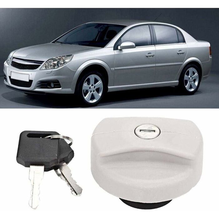 Bouchon De Réservoir Carburant Pour Opel Zafira (1998-2016) - Avec Clé, En ABS Noir, Verrouillage De Sécurité - 2