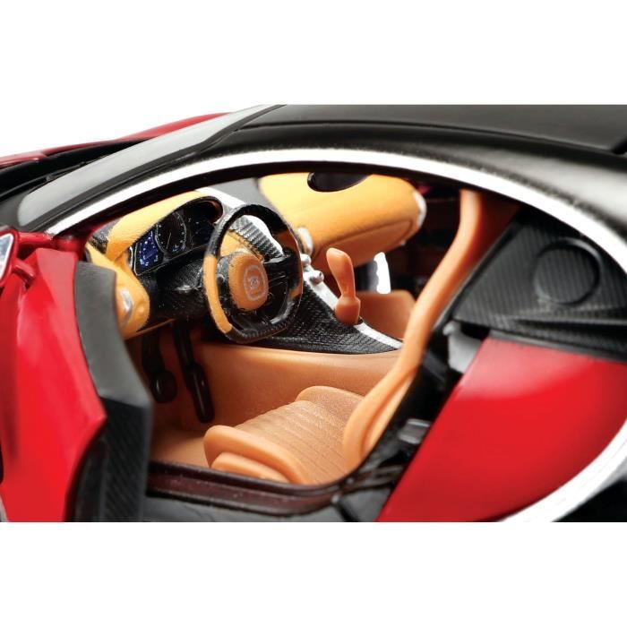 Kit de Montar Bugatti Chiron Vermelho 1:24 Maisto Kit de Montar Bugatti Chiron Vermelho 1:24 Maisto
