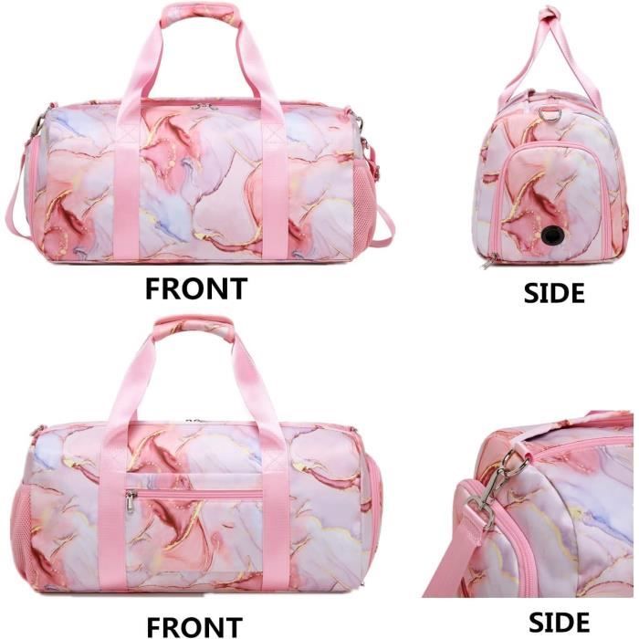 Sac Bowling/ Sac Rond Polochon Gymnastique Yoga Fitness Femme/fille. Tissu  Motif Dessin Femmes Dansantes.intérieur Doublé Tissu Wax à Fleurs 