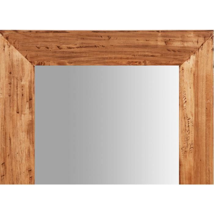 Miroir en bois de pin en couleur naturel Montessori. MIRROR