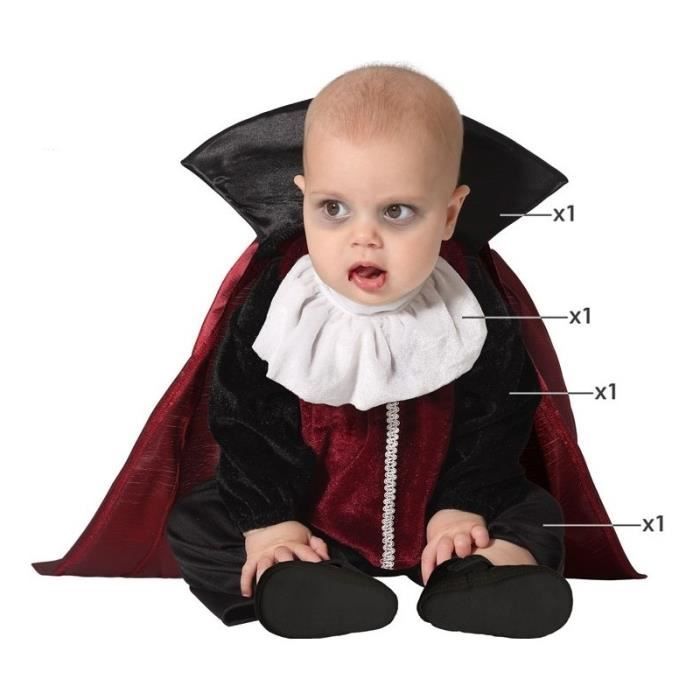 Déguisement Bébé - ATOSA - Diable - Rouge - Confortable - Capuche à