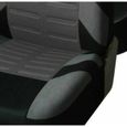 Pour Nissan Peugeot Audi Housses Couvre Sièges Jeu Complet Bicolore Noir Gris-2