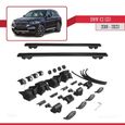 Compatible avec BMW X3 G01 2018-2023 HOOK Barres de Toit Railing Porte-Bagages de voiture Avec verrouillable Alu NOIR-2