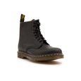 Boots en cuir noir - Marque - 8 oeillets - Couture norvégienne - Semelle caoutchouc-2