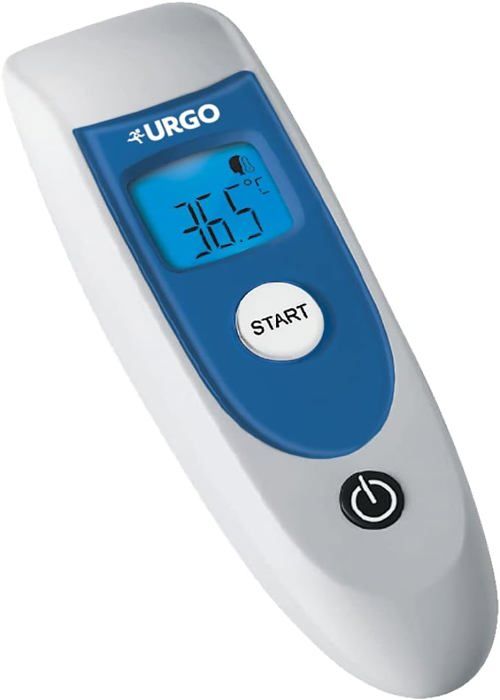 Thermomètre Infrarouge Chicco YT-1 - Mesure Rapide 1 Seconde, Mode Silencieux Et Écran Rétroéclairé Pour Bébé Dès 0 Mois