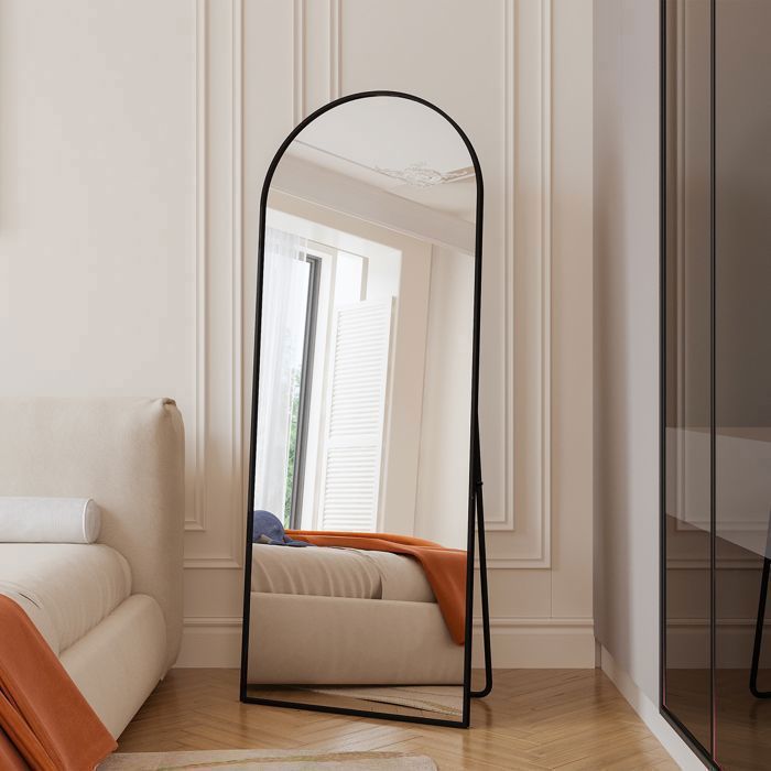 COSTWAY Miroir sur Pied Rectangulaire-Miroir Mural, 40 x 60 CM