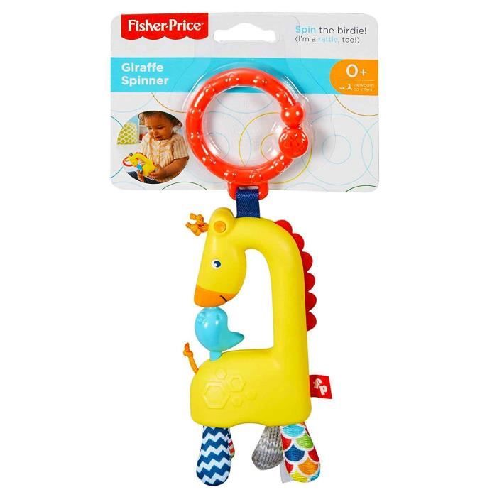 Hochet FISHER PRICE Girafe Tourniquet Sons et textures Mixte 0 mois