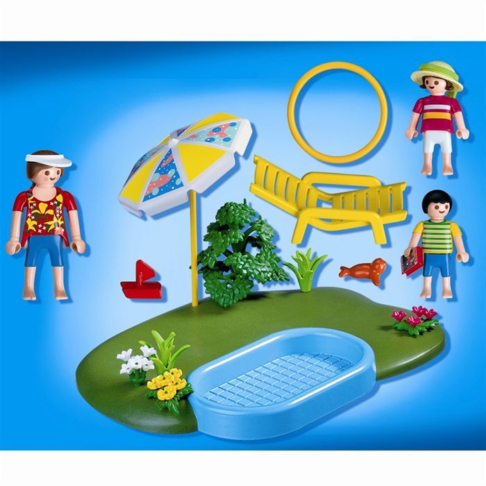Playmobil - Un Couple à La Piscine - Figurine Occasion