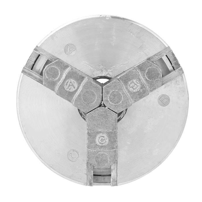Mandrin 3 Mâchoires M12 Pour Mini Tour - Alliage Zinc, Serrage 10-35mm, Précision