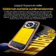 Blackview BV9300 Pro Téléphone Portable Incassable 24Go+256Go MTK G99 Android 13 15080mAh 33W 64MP+32MP 6.7" NFC Etanche - Orange-3