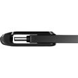 Mémoire supplémentaire USB SanDisk Ultra™ Dual Drive Go SDDDC3-032G-G46 noir 32 Go USB 3.0-3
