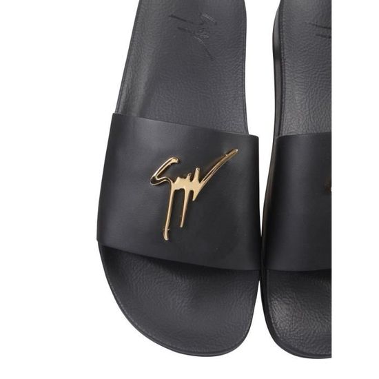 GIUSEPPE ZANOTTI DESIGN HOMME RM90068007 NOIR CUIR SANDALES Noir Cdiscount Chaussures