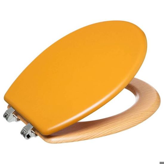 Abattant wc cheap jaune moutarde